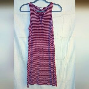 Aeropostale Striped Sleeveless Dress